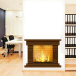  Sticker perete Semineu Decorativ 3