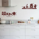  Sticker perete Vintage shelves
