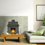  Sticker perete Semineu Decorativ 8