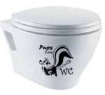  Sticker decorativ Pups Zone 23x24cm