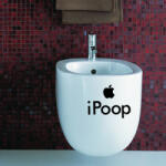  Sticker decorativ iPoop 18x14 cm