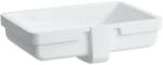Laufen Living City alulról beépíthető kerámia mosdó 49x31 cm csiszolt felső és mázas alsó felülettel, csaplyuk és túlfolyó nélkül, fehér H8124310001551 (H8124310001551)