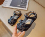 Superbebeshoes Sandale negre pentru fetite - Arya