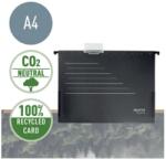 Leitz Dosar suspendabil Leitz Recycle carton reciclat A4 cu burduf negru (ESS19220095)