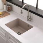 Inter Ceramic Кухненска мивка ICGS 8274S, Inter Ceramic, композитен материал, едно корито, със сифон, 55x45см (ICGS 8274S) Мивка за вграждане