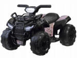 Jokomisiada ATV electric pentru copii, baterii 12V/ 4, 5 Ah, Negru (PA0256 CY)