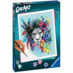 Ravensburger Creart - Pictura Leu Colorat (RVSPBN20130) Figurina