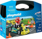 Playmobil - Set Portabil - Masinuta De Curse (PM9322) - ejuniorul Figurina