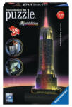 Ravensburger Puzzle 3D Empire State Building - Lumineaza Noaptea, 216 Piese (RVS3D12566) - ejuniorul
