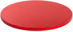 Decora Platou Tort Rotund Rosu Satinat, O 30 x H 1.2 cm (931361) Tava