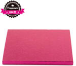 Decora Platou Tort Patrat Fucsia, 25 x 25 x H 1.2 cm (931804) Tava