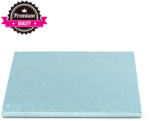 Decora Platou Tort Patrat Bleu, 30 x 30 x H 1.2 cm (931819) Tava