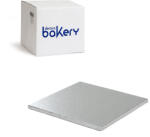 Decora Set 10 Platouri Tort Patrate Argintii, 25 x 25 x H 1.2 cm (0931231.SET) Tava