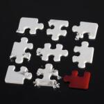 Pavoni Forma Silicon Gourmand Puzzle 9 x 9 x H 0.4 cm, 18 cavitati (GG018S) Forma prajituri si ustensile pentru gatit