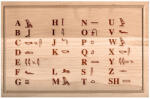  Egyiptomi hieroglifa abc vágódeszka - kicsi (vd-445)
