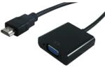 Roline Преходник Roline S3200-10, HDMI(м) към VGA(ж), черен (S3200-10)