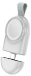  JJT-847 2W Type-C portos vezeték nélküli töltő Apple Watch 1, 2, 3, 4, 5 szériákhoz, fehér