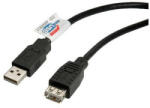 Roline kábel USB A-A Hosszabbító 2m