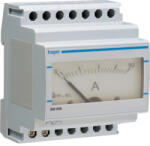 Hager Analóg ampermérő, 1 fázisú, áramváltós mérés, 50A-ig, moduláris (SM050) (SM050)