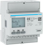 Hager Fogyasztásmérő, 3Ph CT 1-5A 4modul MODBUS MID (ECR300C) (ECR300C)