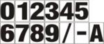 Metz Számtábla "9" sárga alap fekete karakter NAF oszlopsorszám 96x48mm/66mm/5mm (1300107844) (STSNAF9) (STS169) (MZ-STSNAF9)