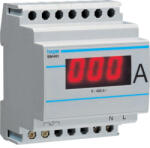 Hager Digitális ampermérő, 1 fázisú, áramváltós mérés, 400A-ig, moduláris (SM401) (SM401)