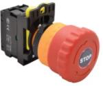 TRACON Vészgomb, reteszelt, piros, 1xNC, 5A/230V AC-15, 40mm, IP65 (NYG3-ETR) (NYG3-ETR)