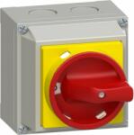 Ganz KKMV1-32-9021 vészleállító kapcsoló / tokozott / 32A / 90° (4VF9021EL00S25) (4VF9021EL00S25)