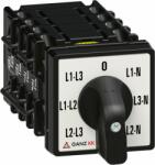 Ganz KK0-20-4036 voltmérő átkapcsoló / nyitott / 20A / 45° (1AC4036AA00M40) (1AC4036AA00M40)