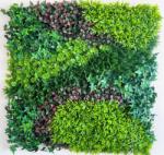Nortene Vertical Costa műanyag zöldfal színes levelekkel és cikk-cakk mintával (100 x 100 cm) (2019015)