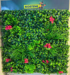 Nortene Vertical Villa műanyag zöldfal murvafürt virágokkal (100 x 100 cm) (2019014)
