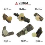  Epidot cu Prehnit Brut Natural - 31-52x17-29 mm- (XL ) - 1 Buc