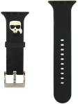 Karl Lagerfeld Apple Watch szíj (38/40/41/42mm(Series 10) Karl Lagerfeld Karl Head fekete (OS-0406)