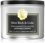 Village Candle Gentlemen's Collection Silver Birch & Cedar lumânare parfumată I. 311 g