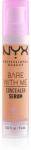 NYX Cosmetics Bare With Me Concealer Serum hidratant anticearcan 2 in 1 culoare 5.7 Light Tan 9, 6 ml
