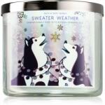 Bath & Body Works Sweater Weather lumânare parfumată V. 411 g