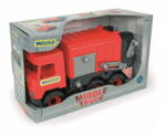 Wader Middle Truck Garbage truck red 38 cm in box (32113) - vexio
