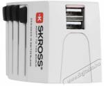 SKROSS SKR-MUVUSB hálozati adapteraljzat univerzális + 2 USB(world)