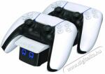 Venom VS5001 PS5 fehér dupla töltőállomás - digitalko