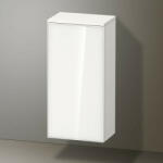 Duravit Zencha középmagas szekrény 81, 9x40 cm, balos, fehér üveg/matt fehér ZE1350L64840000 (ZE1350L64840000)