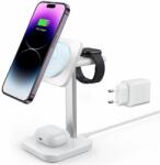 ESR - Charging Station 3in1 HaloLock - for iPhone, AirPods and Apple Watch, with Detachable Watch Charger Set, EU Plug - White (KF2313307)