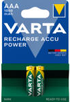 VARTA Újratölthető Akkumulátor POWER R2U Mikro, 1000mAh, AAA, B2, 1.2V (HR03-2) (HR03-2)