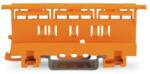 WAGO Rögzítő adapter, 221 sorozat - 4 mm2, kalapsínre/csavaros szereléshez, narancssárga (221-500) (221-500)