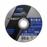 Norton Blue Fire Uni Vágókorong Ø125x1, 0x22, 23 mm, 25 darab/csomag (CTB28254)