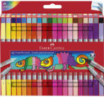Faber-Castell Faber-Castell: 40db-os kétvégű filctoll készlet ragyogó színekkel (151140F)