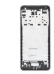 Samsung A135/A137 Galaxy A13 4G, Előlap (LCD) keret, fekete