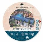 Fedrigoni Magnani Portofino akvarelltömb, 100% pamut, 300 g, 16 cm kerek, 20 lap, sima