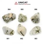  Turmalina Verde in Matrice de Cuart Brut Natural - 24-37x17-26 mm- (L ) - 1 Buc