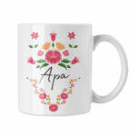  Kalocsai apa - Fehér Bögre (143129)