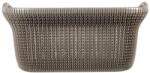 Curver Coș de rufe Knit 40L maro metalic 228408 (443839)